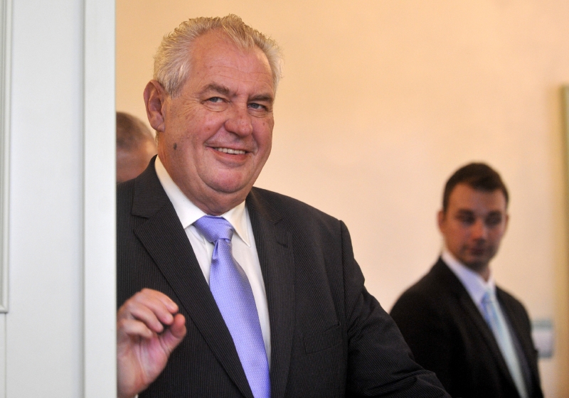 Prezident Miloš Zeman.