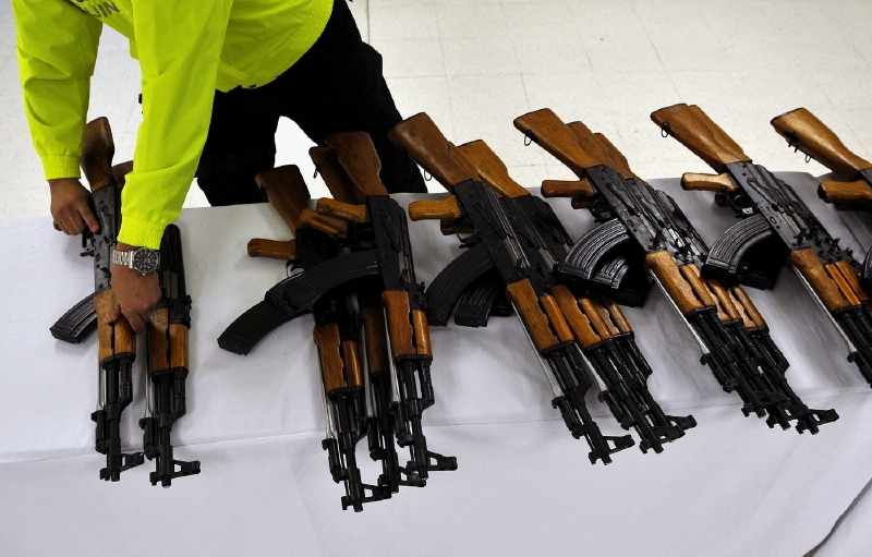 Úspěch slaví už déle čínské lehké zbraně. Na snímký 7.62mm Norinco - replika AK-47-. 