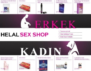 Webová stránka tureckého on-line sexshopu.