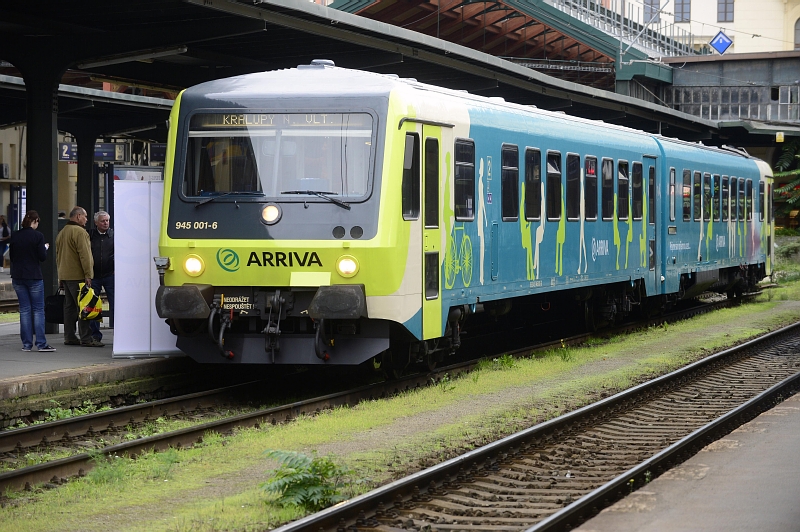 Společnost Arriva vlaky zahájila 23. září zkušební provoz na trase Praha-Masarykovo nádraží – Kralupy nad Vltavou.