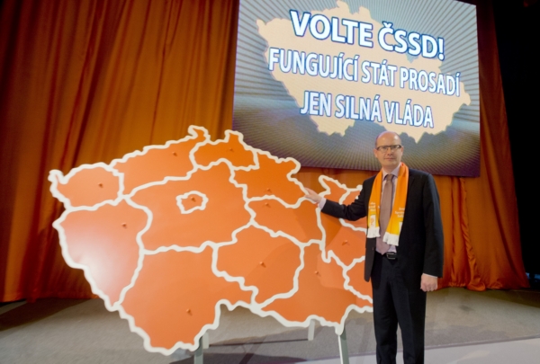 Šéf ČSSD Bohuslav Sobotka