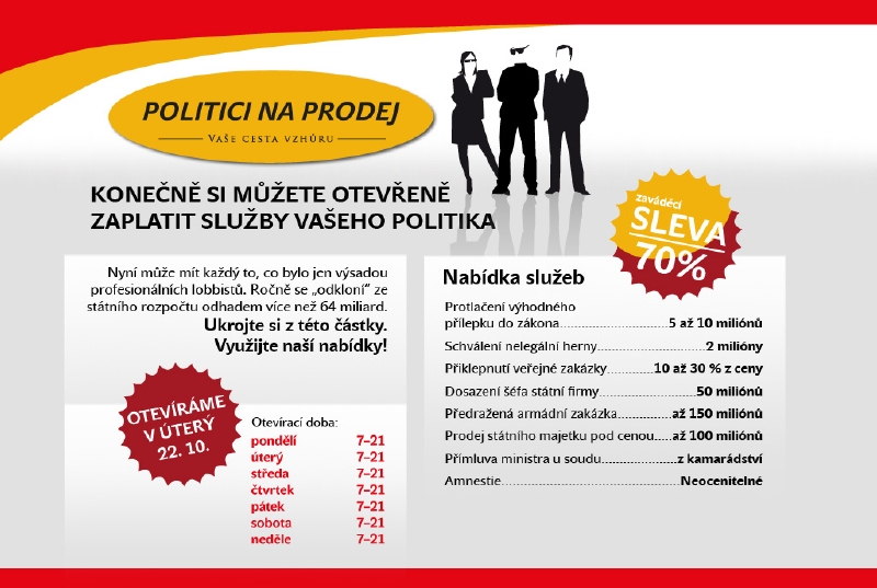 Kdo za akcí stojí, se zatím neví. Chceme v kamenném obchodě realizovat to, co už dávno v obchodním jednání funguje, říká jedna z organizátorek.