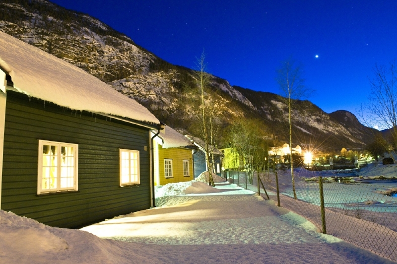 Norské město Rjukan. Norské město Rjukan.