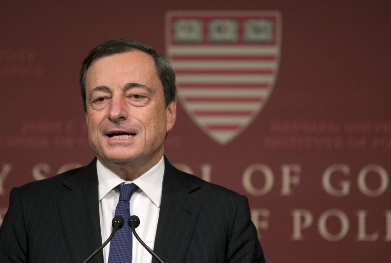 Prezident Evropské centrální banky Mario Draghi. Prezident Evropské centrální banky Mario Draghi.