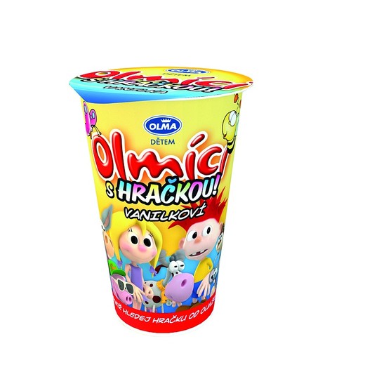 Olmíci s hračkou vanilka.
