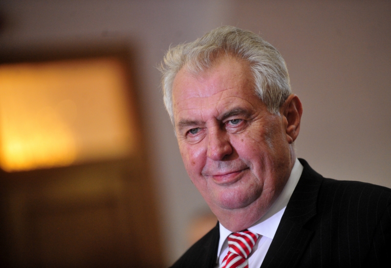 Prezident Miloš Zeman.