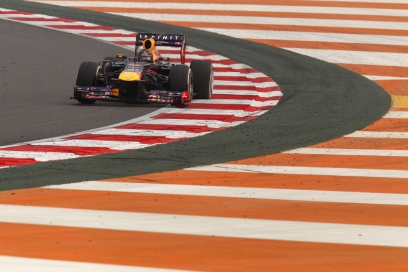 Sebastian Vettel ve své formuli.