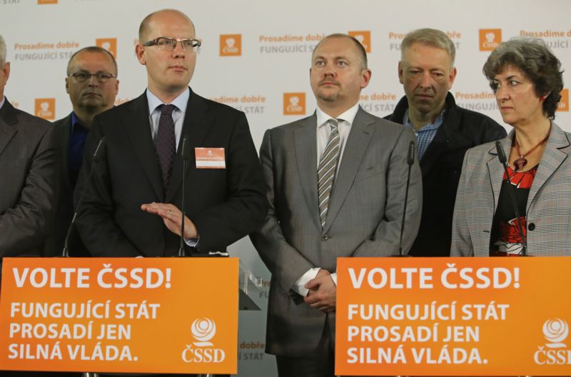 Vedení ČSSD, "nevítěze" voleb.