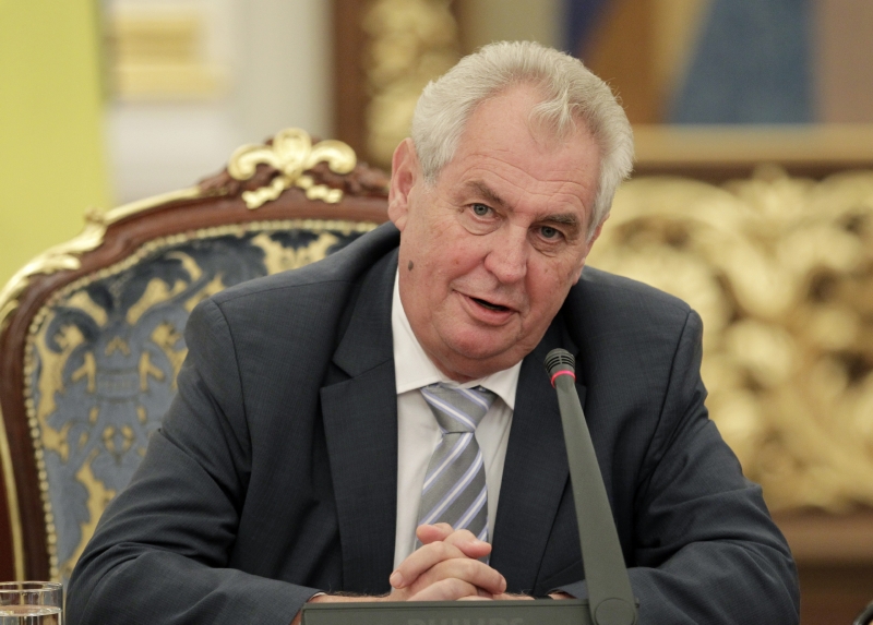 Prezident Miloš Zeman.
