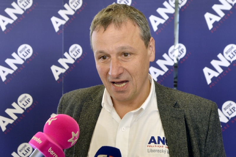 Jednička liberecké kandidátky hnutí AN0 2011 Martin Komárek.