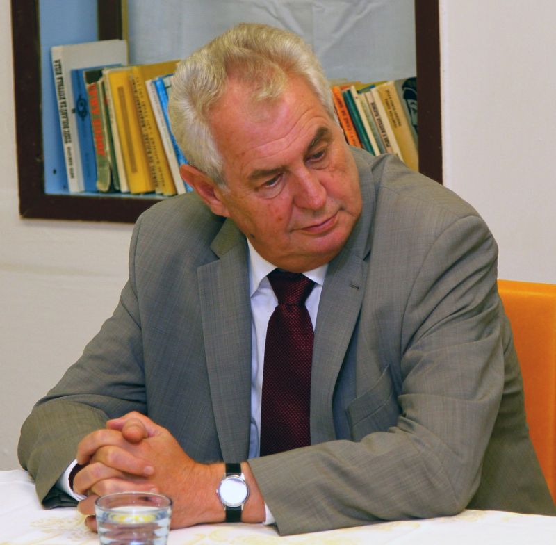 Miloš Zeman.