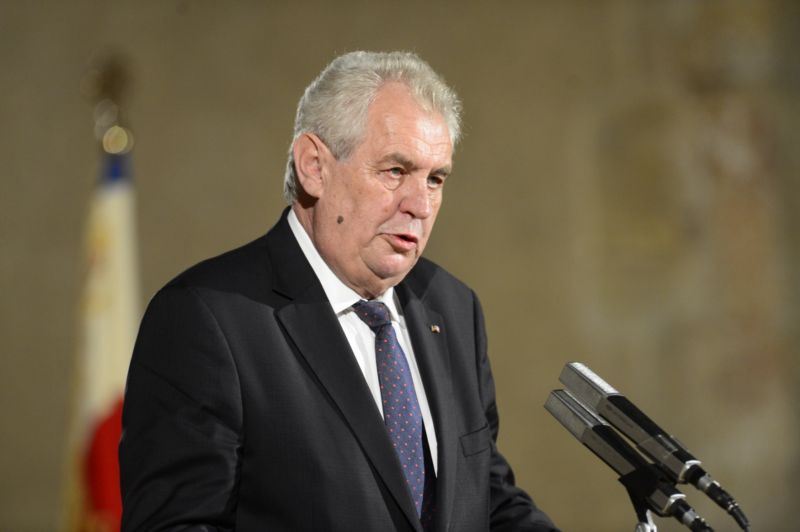 Prezident Miloš Zeman.