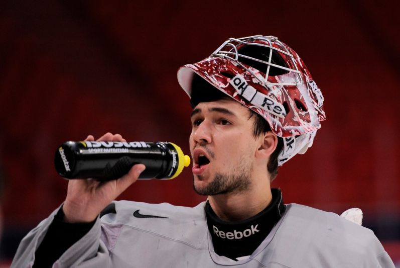 Reprezentační gólman Jakub Kovář vychytal svou první nulu v KHL. 