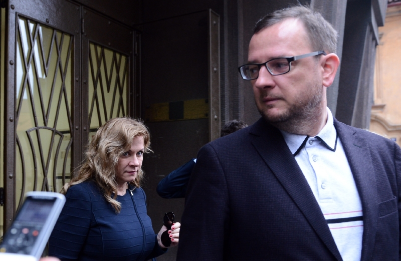 Expremiér Petr Nečas a jeho manželka Jana Nečasová.