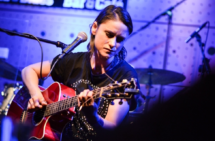Lenka Dusilová novou desku pokřtila v klubu Jazz Dock.