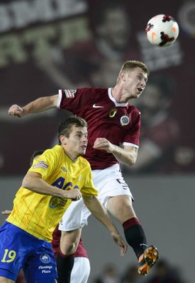 Střelec vítězného gólu Jakub Brabec v akci.