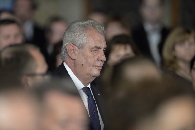 Prezident Miloš Zeman.