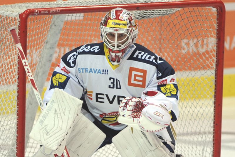 Talentovaný brankář Vítkovic Daniel Dolejš. Talentovaný brankář Vítkovic Daniel Dolejš.