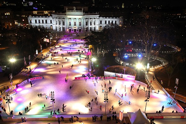 Inspirací pro Olympijský park na Letné je vídeňský Eistraum.