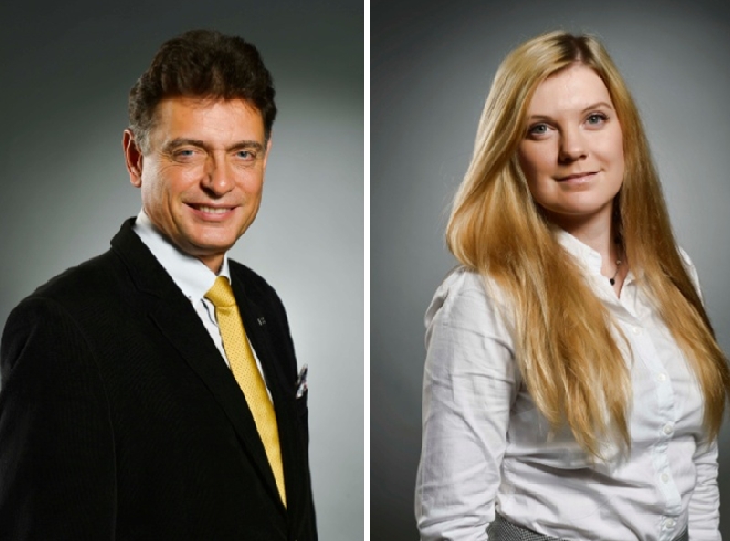 Vadim Petrov a Michaela Kokotková. 