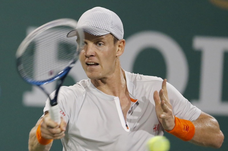 Česká tenisová jednička Tomáš Berdych.