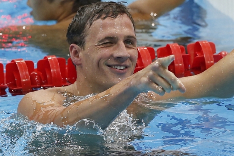 Americký plavec Ryan Lochte.
