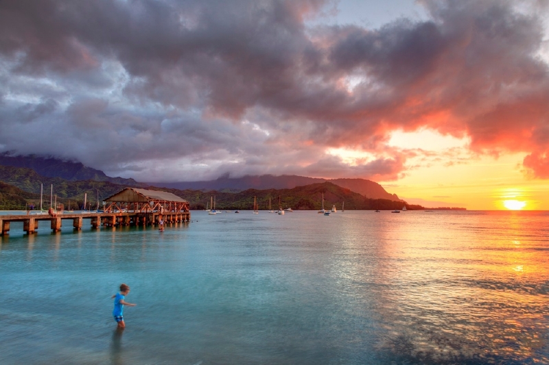 Hanalei, Havaj. (Foto: Profimedia.cz/Michele Falzone/JAI/Corbis)