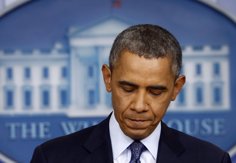 Barack Obama je (nejen) u Američanů rekordně nepopulární.