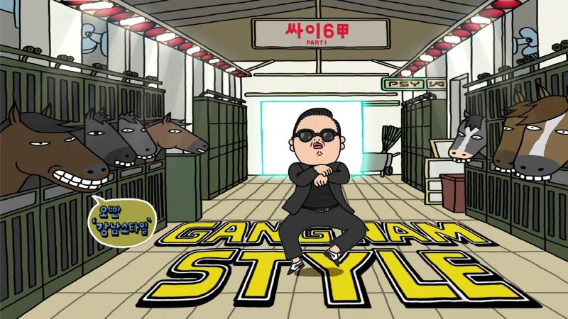  Nejsledovanějším videem na českém YouTube byl podobně jako na celém světě klip s názvem Gangam Style.