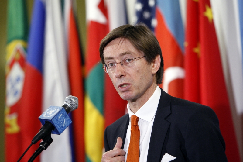 Německý ambasador u OSN Wittig.