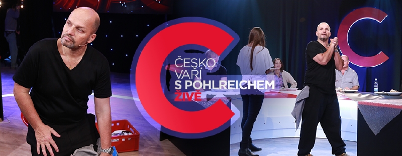 Česko vaří s Pohlreichem živě. 
