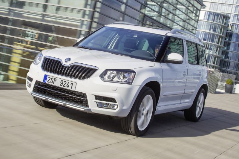 Modernizovaná Škoda Yeti v městském vydání. Modernizovaná Škoda Yeti v městském vydání.