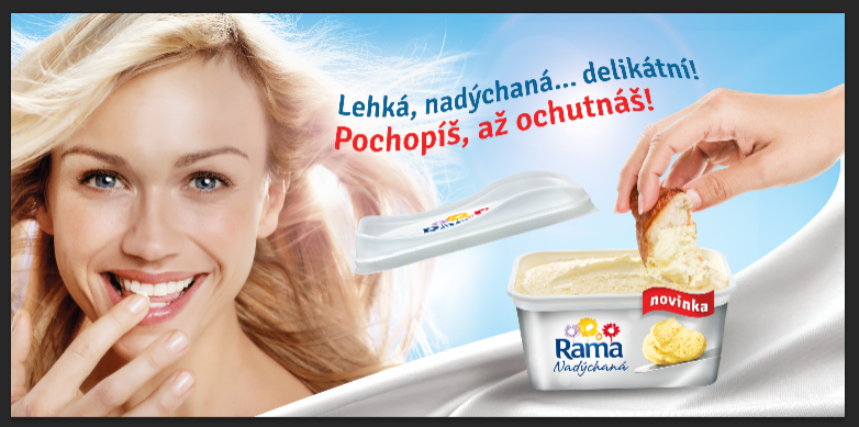 Reklama na novou Ramu.