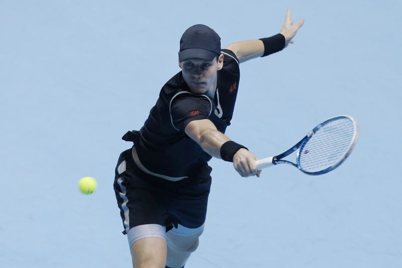 Tomáš Berdych se v Londýně mezi nejlepší čtyři neprobojoval. Tomáš Berdych se v Londýně mezi nejlepší čtyři neprobojoval.