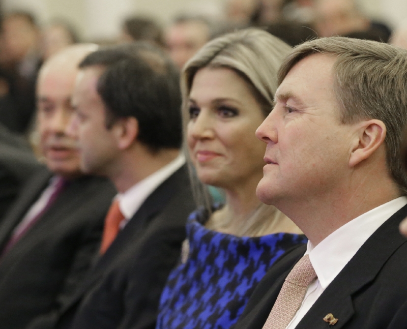 Nizozemská královna Máxima a král Willem-Alexander. Nizozemská královna Máxima a král Willem-Alexander.