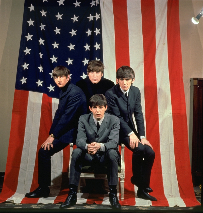 Legendární skupina Beatles. 