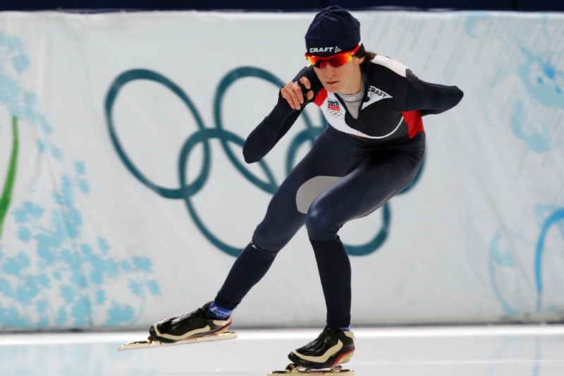 Rychlobruslařka Martina Sáblíková s trenérem Petrem Novákem.