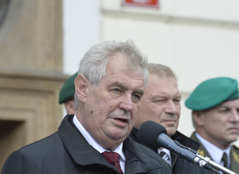 Prezident Miloš Zeman.