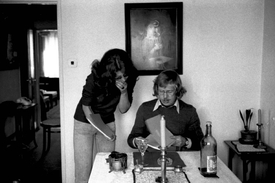 Zakladatelé Edice Expedice Dana Horáková a Václav Havel na dobové fotografii.