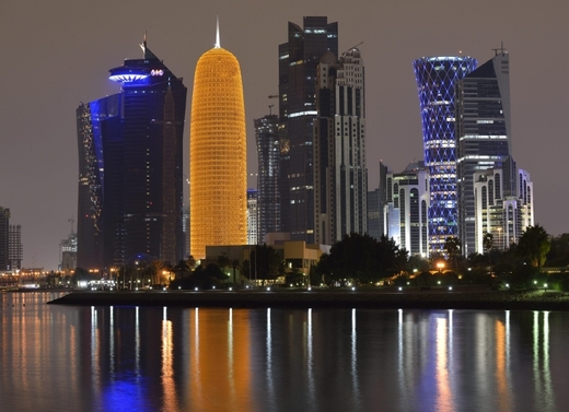 Skyline v Dauhá.