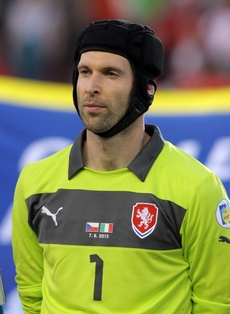 Reprezentační gólman Petr Čech.