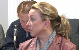 Vladimíra Topolová u soudu.