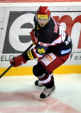 Hradecký forvard Jaroslav Kudrna.