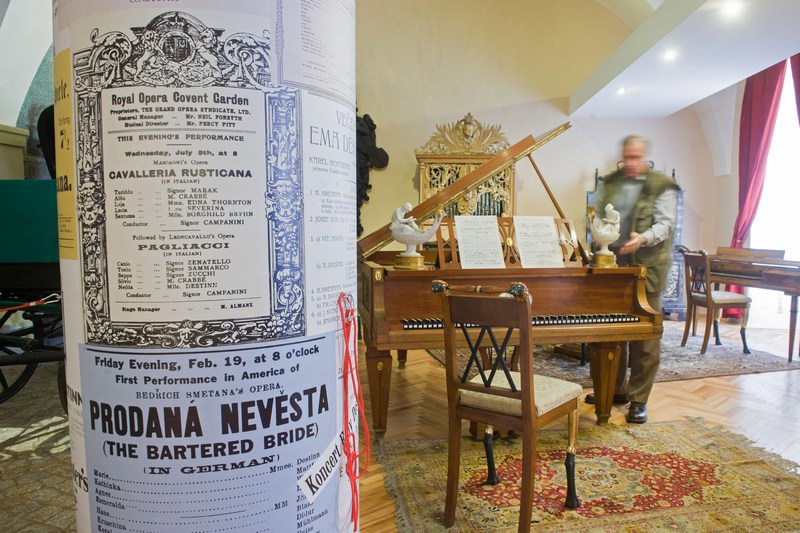 Nástroj slavné pěvkyně. Z nové expozice.