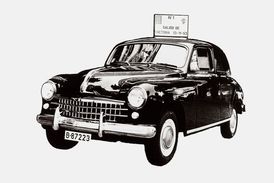 První Seat 1400 se inspiroval americkými vozy.