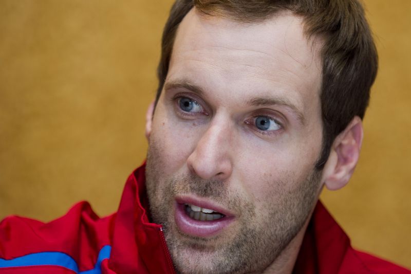 Reprezentační gólman Petr Čech. Reprezentační gólman Petr Čech.
