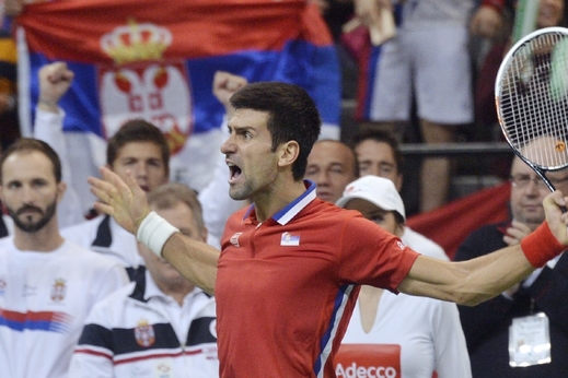 Největší srbská hvězda Novak Djokovič.