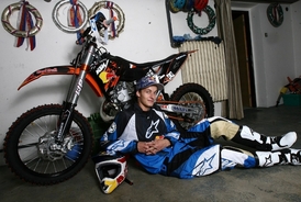 Petr Pilát, česká freestyle motokrosová hvězda.