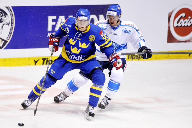 David Ullström v dresu Švédska (vlevo).