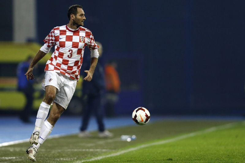 Chorvatský fotbalista Josip Šimunič.